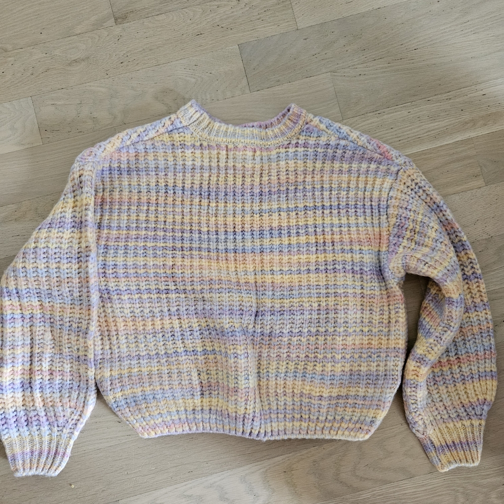 Jessica Simpson Pastel Plaid Sweater